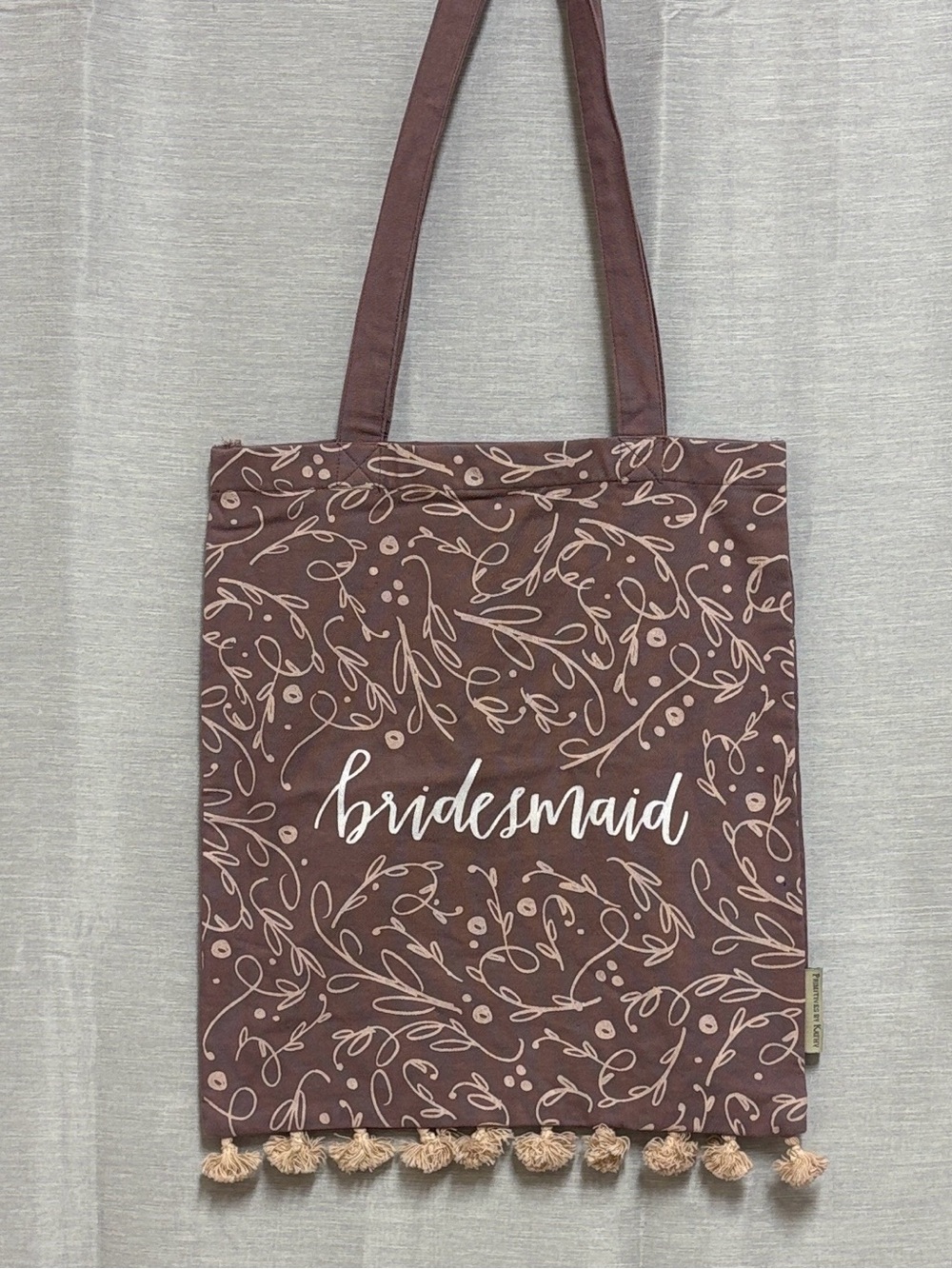 /Primitives by Kathy bridesmaid tote bag bachelorette party destination wedding